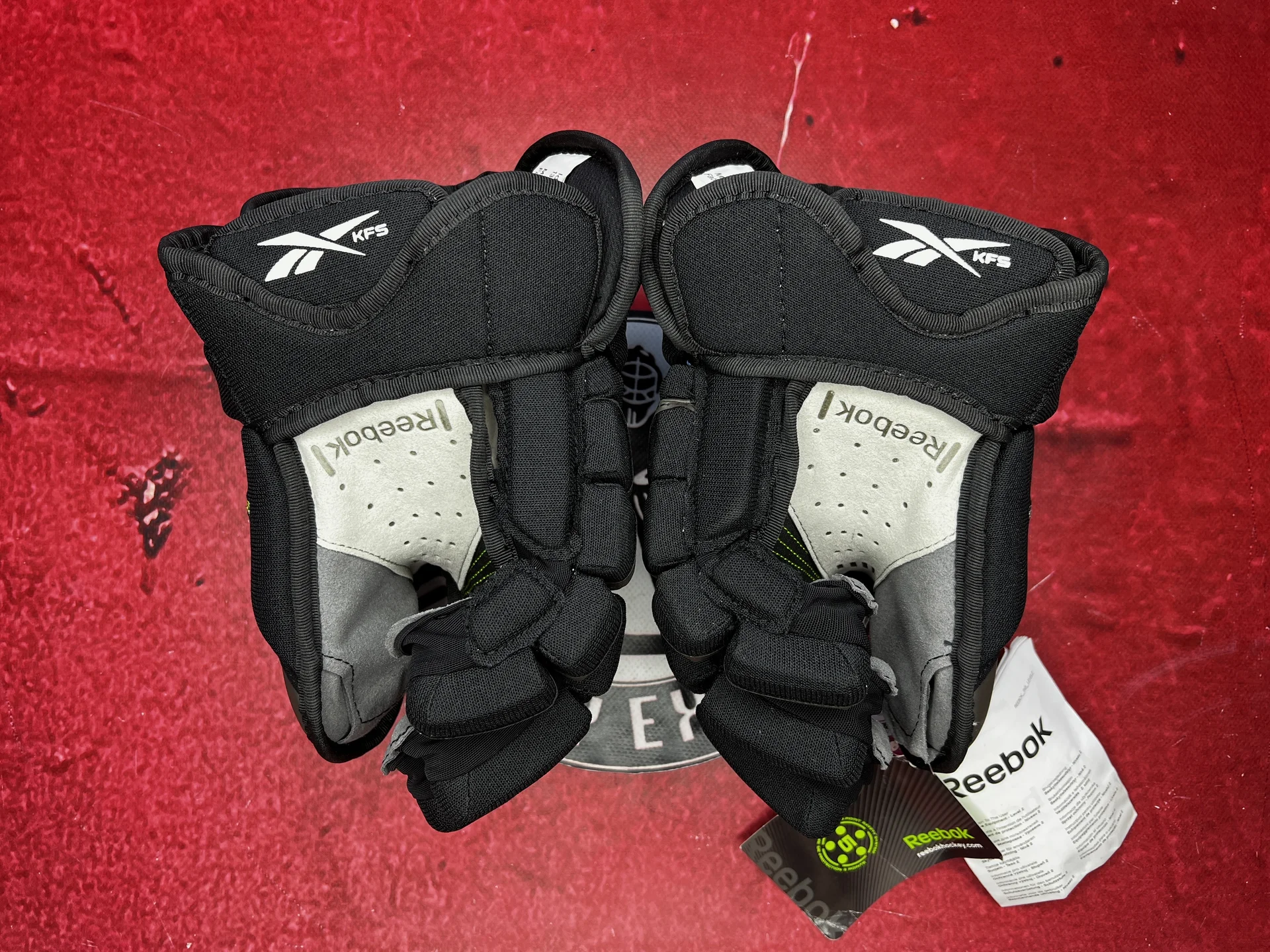 Хоккейные перчатки краги reebok ribcore SR 13 - миниатюра 7