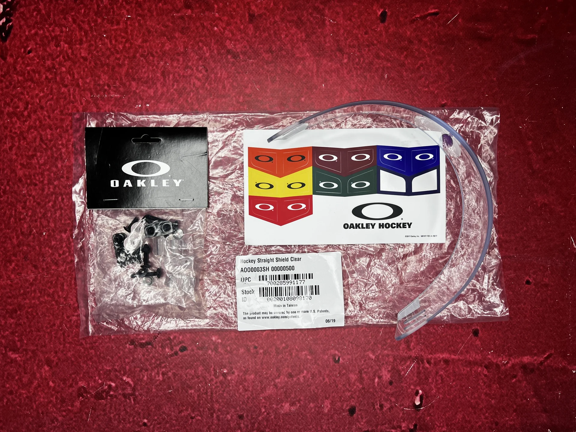Хоккейный визор oakley straight 9 см - миниатюра 3