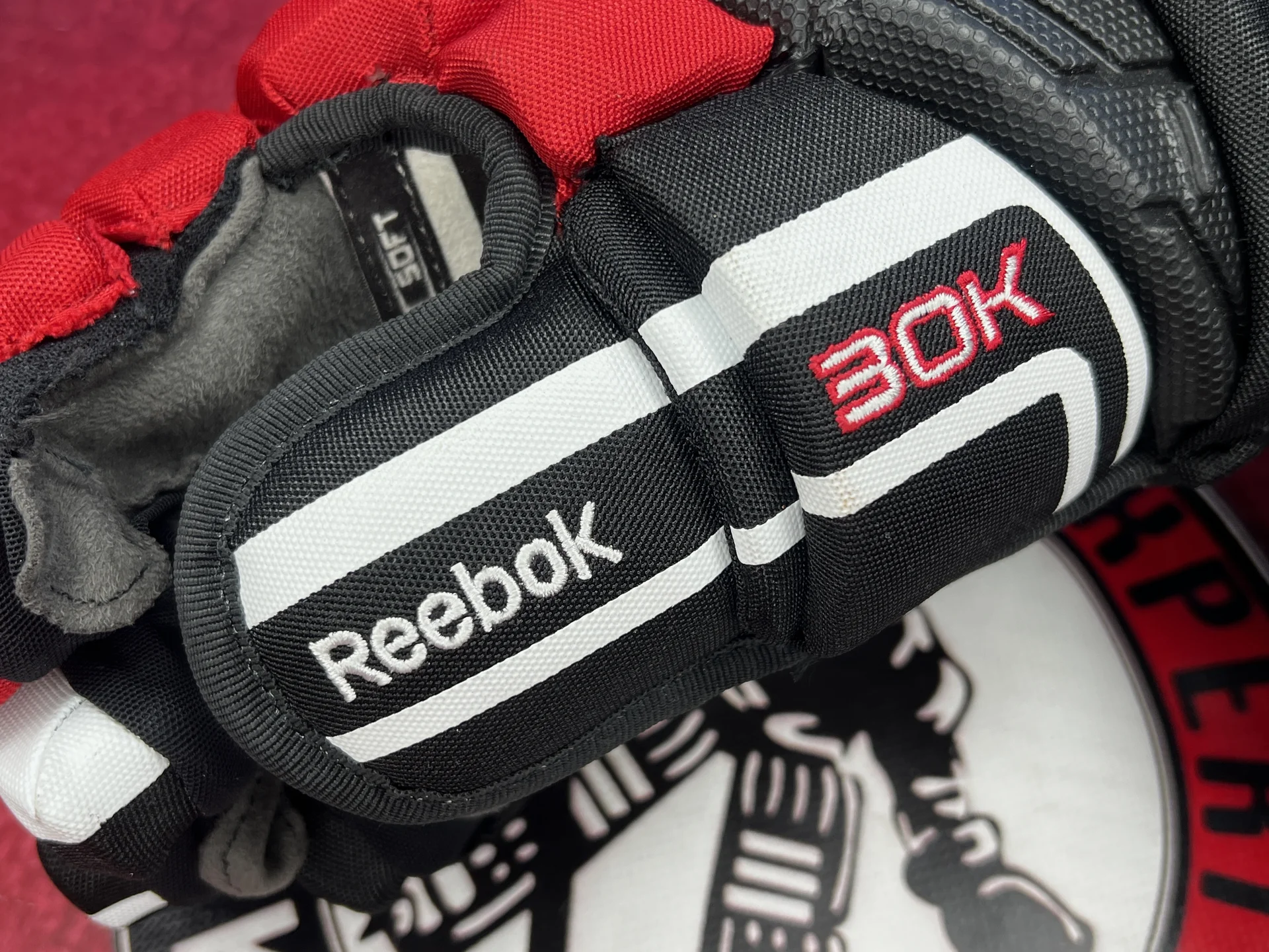 Хоккейные перчатки краги reebok 30K SR 14 - миниатюра 2