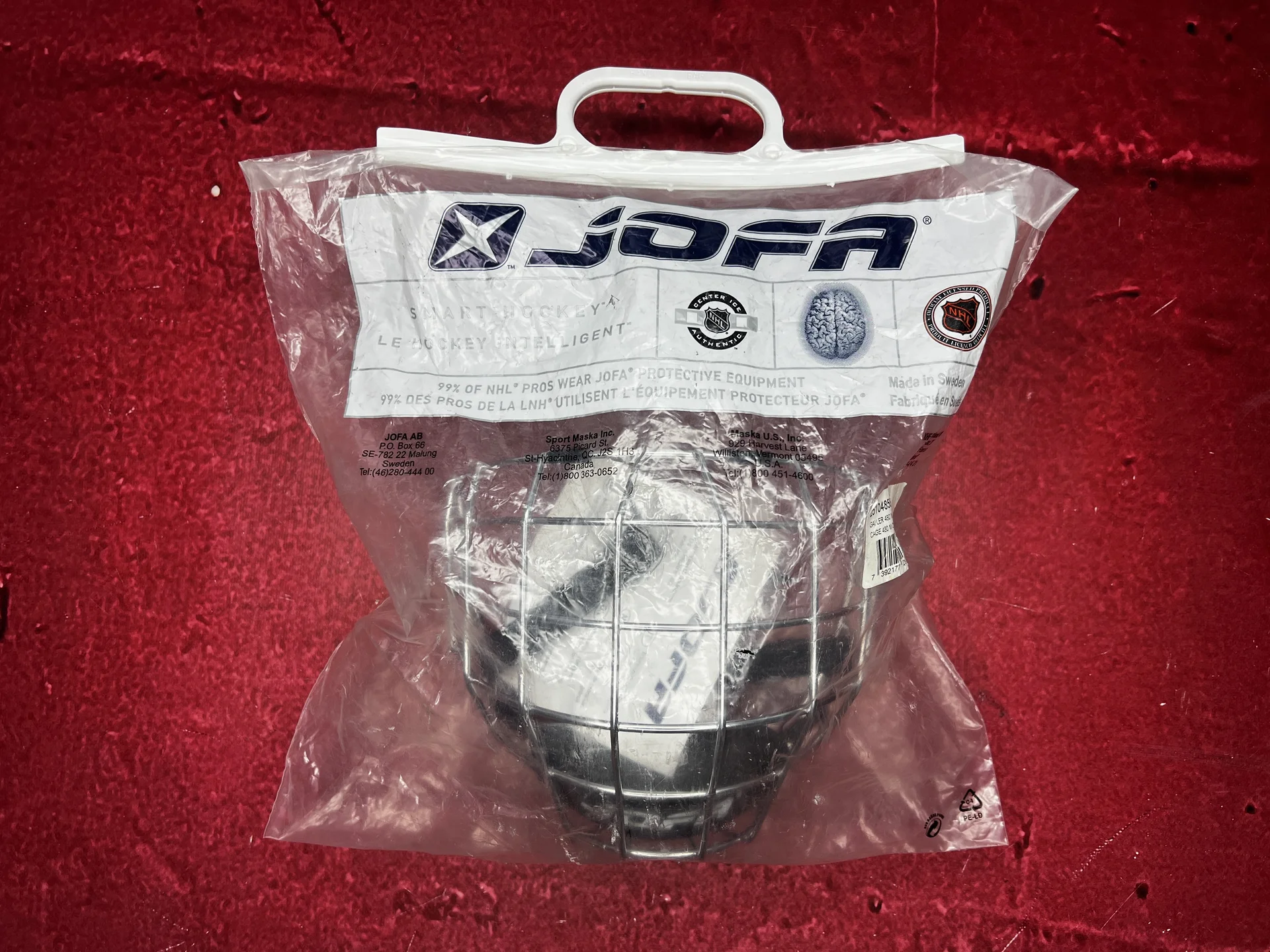 Хоккейная сетка решетка jofa 480 SR M - миниатюра 9