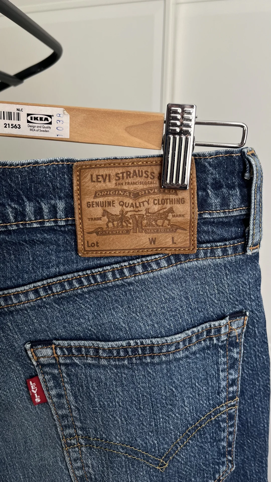 Мужские джинсы Levis - миниатюра 4