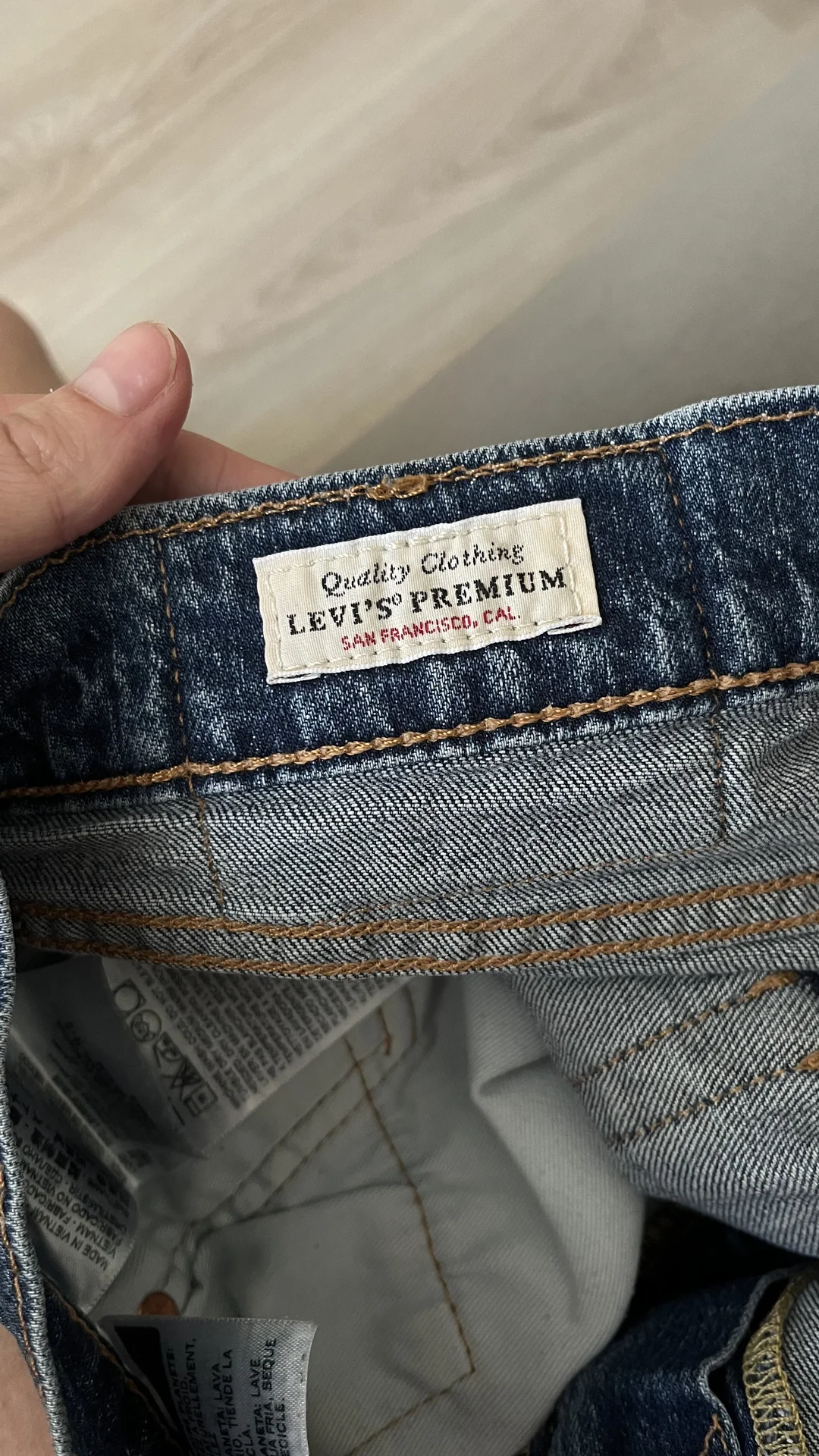 Мужские джинсы Levis - миниатюра 7