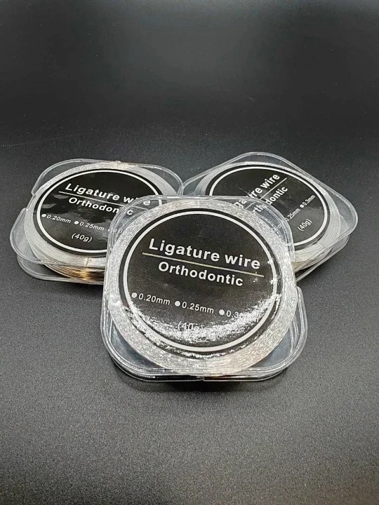 0.25 Лигатура Ligature wire Orthodonticc 0.25мм, 40g - изображение 1
