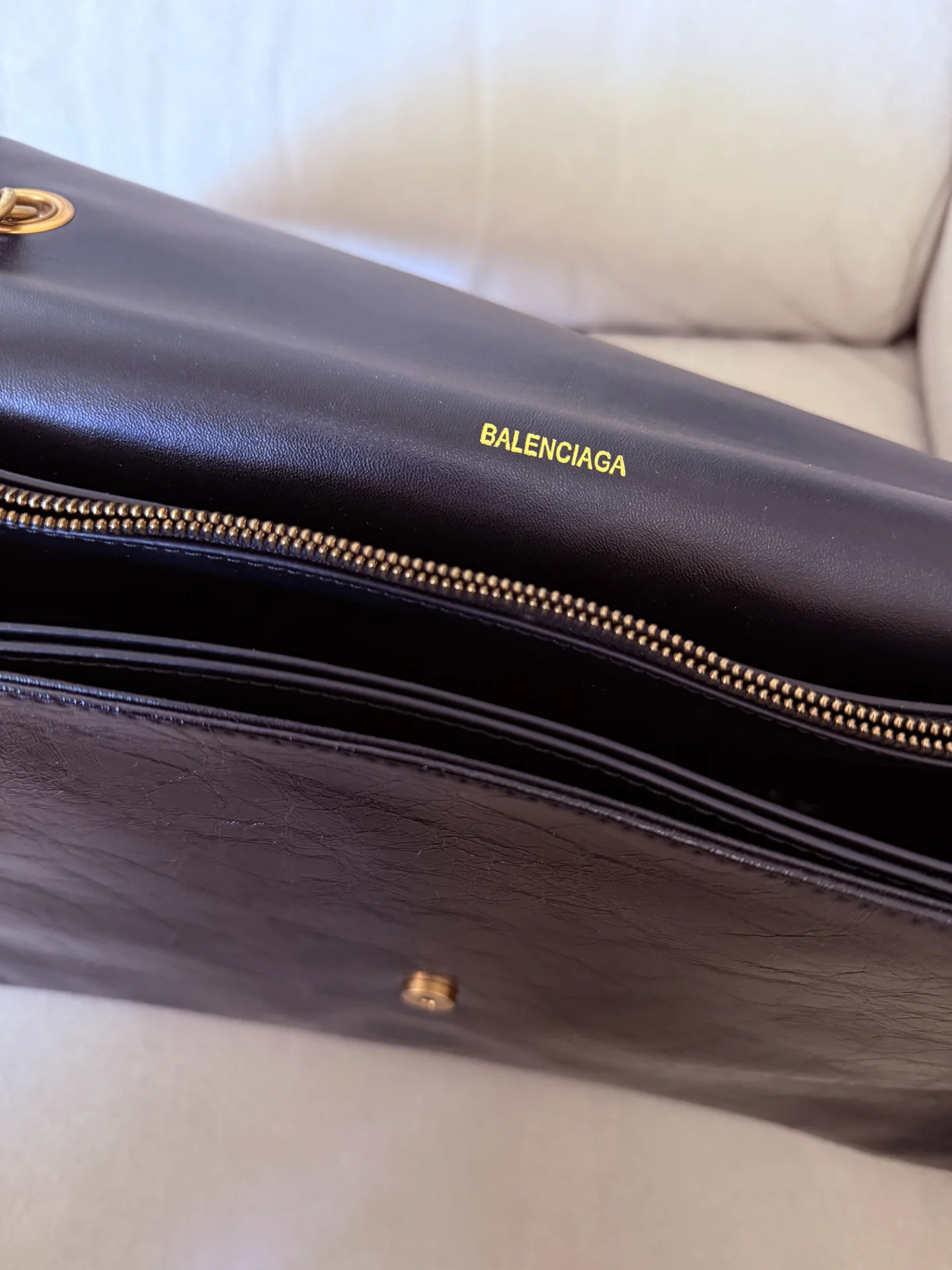 Сумка черная Balenciaga - миниатюра 7