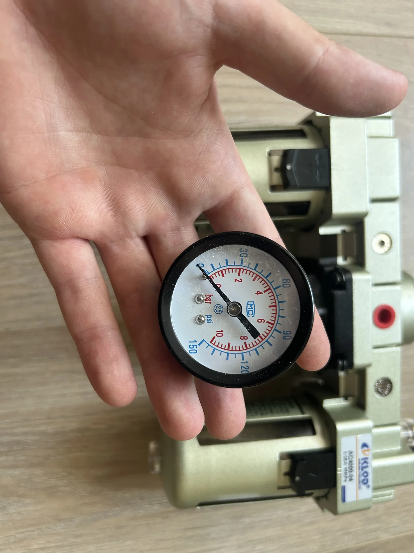 Блок подготовки воздуха KLQD AC4000-04-G (1/2") - миниатюра 3