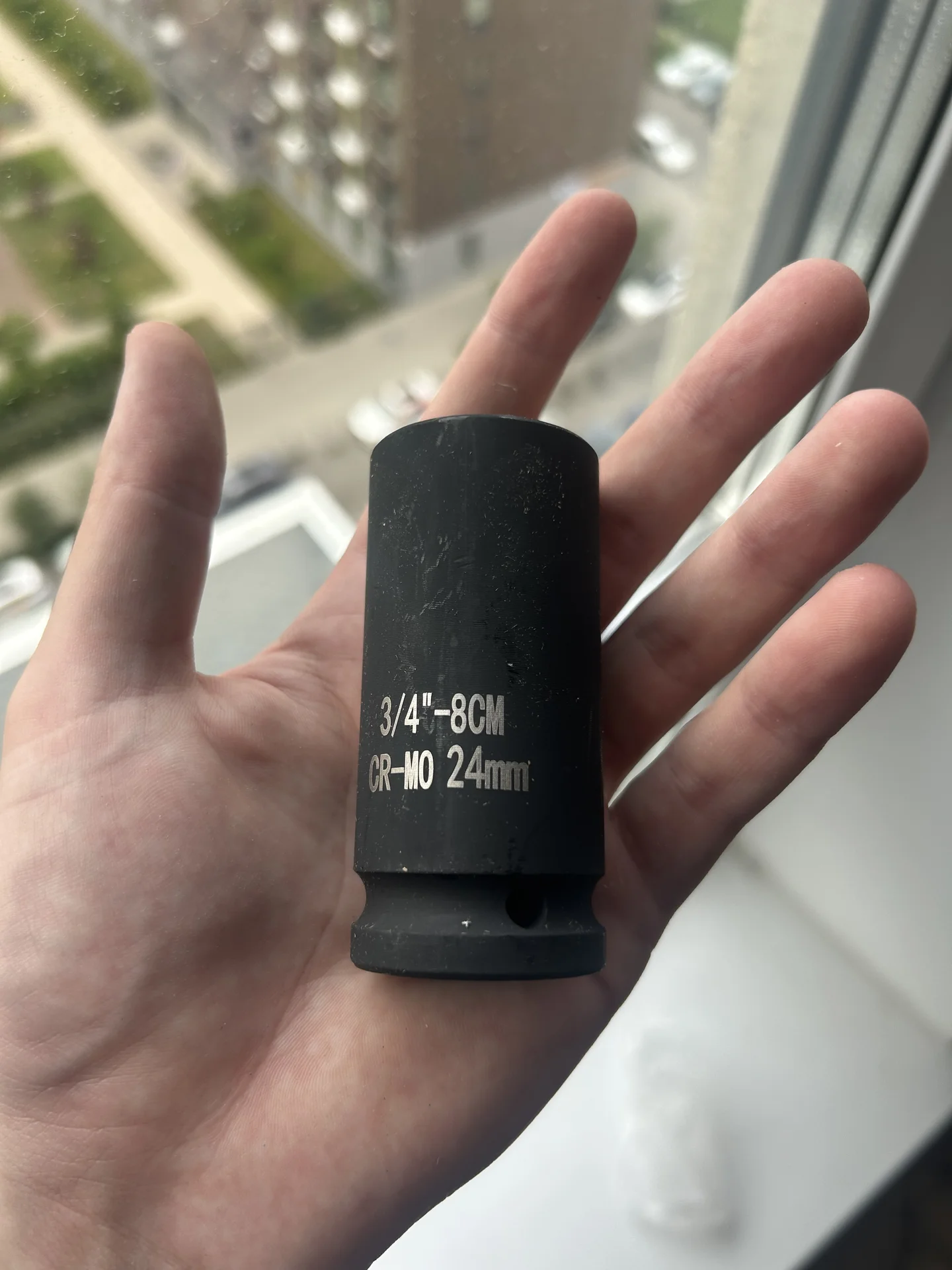 Глубокие ударные головки 3/4 Cr-Mo для гайковерта
