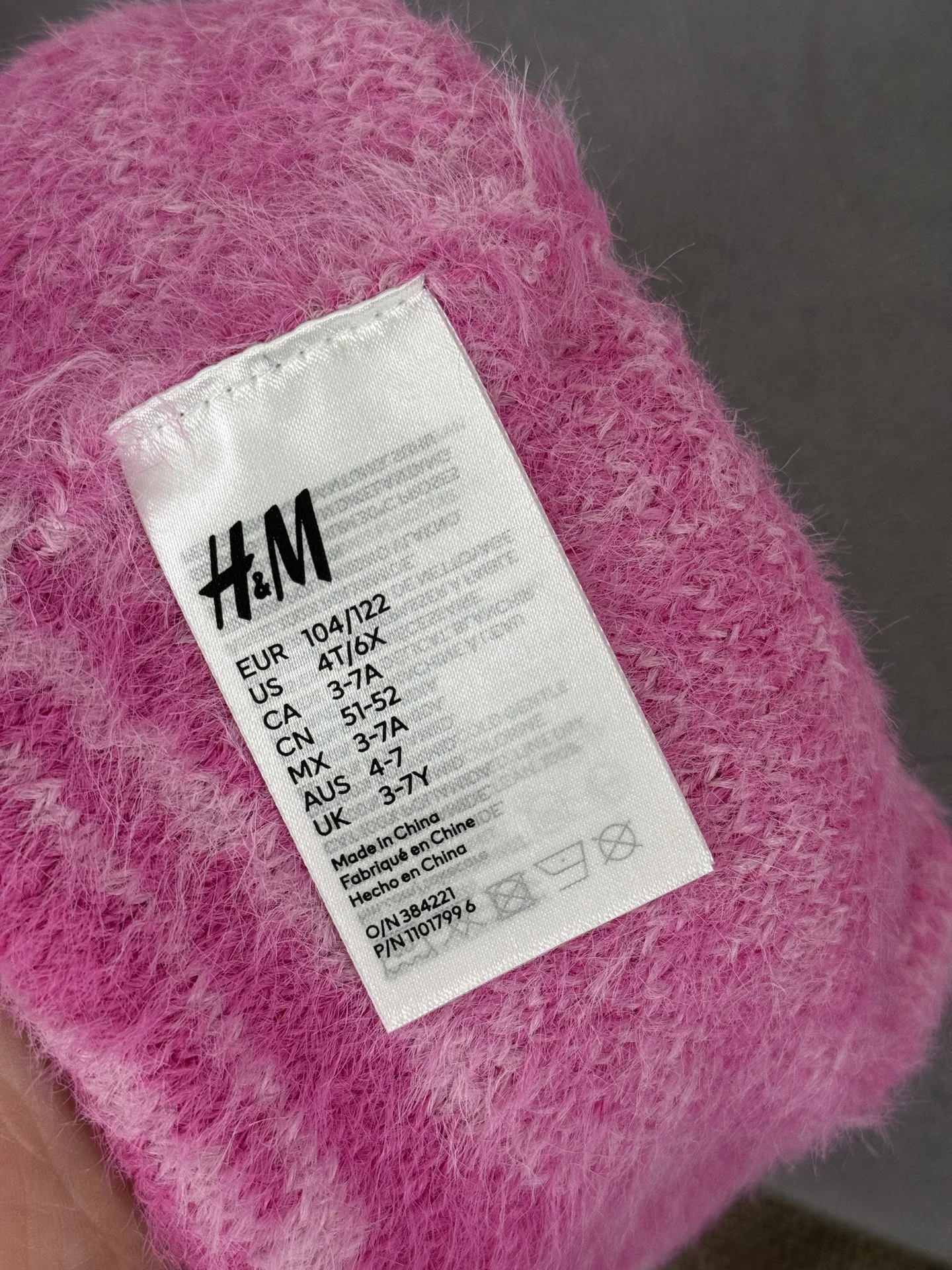 Шапка для девочки H&M 104-122 - миниатюра 3