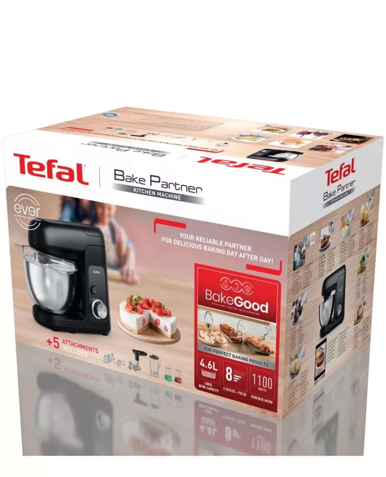 Кухонная машина Tefal Bake Partner, 1100 Вт - миниатюра 9