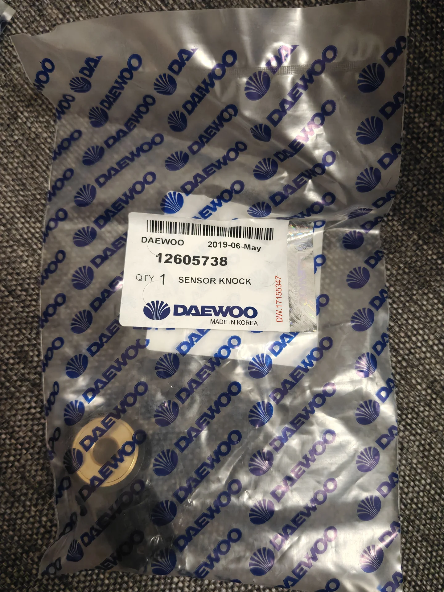 Датчик детонации Daewoo 12605738 - изображение 1