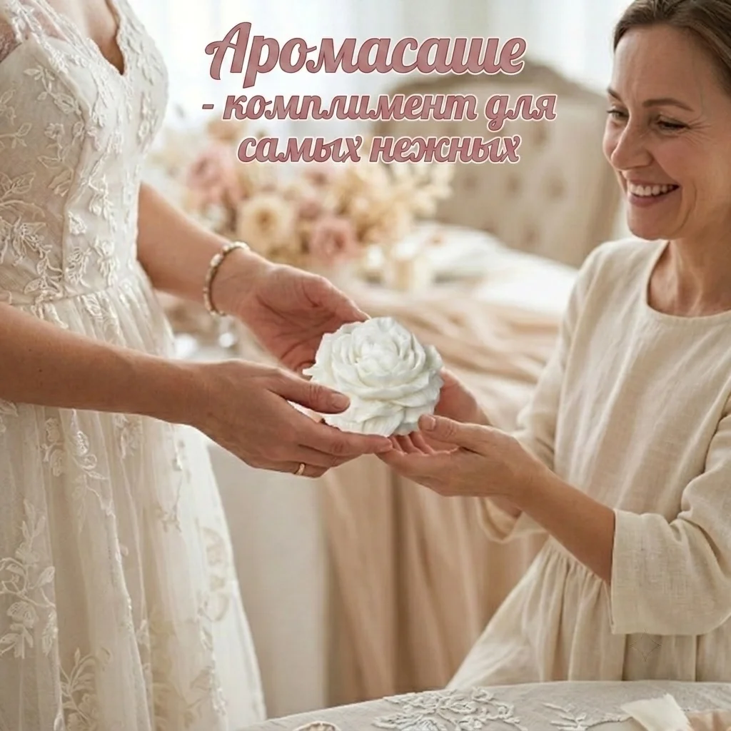 Свадебный комплимент / Аромасаше из гипса - изображение 1