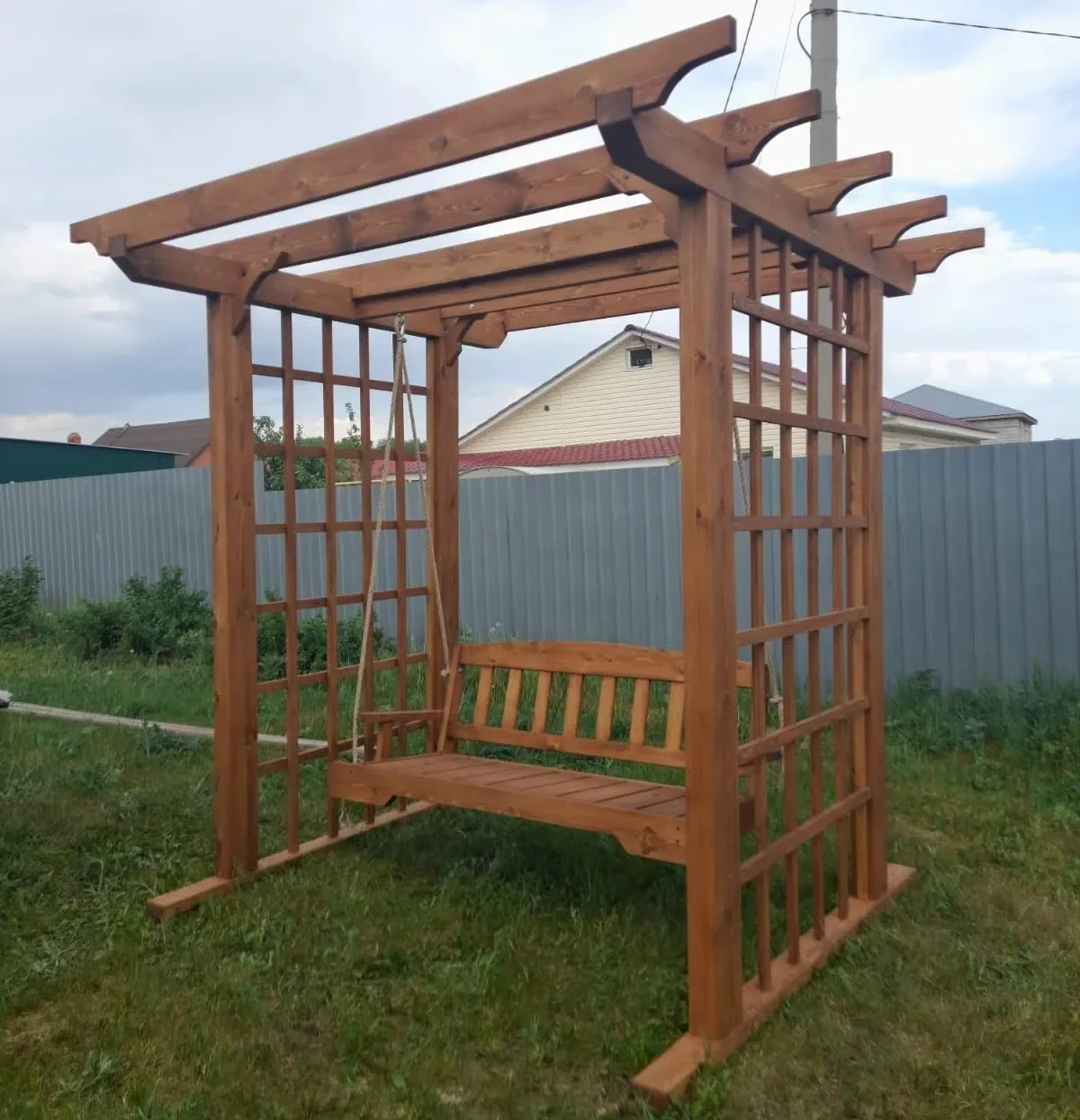 садовые качели кровать - миниатюра 5