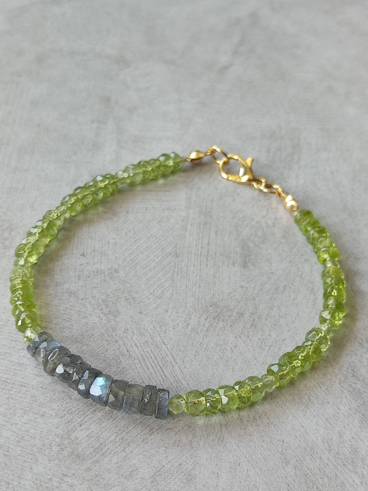 браслет из Хризолита и Лабрадора - миниатюра 3