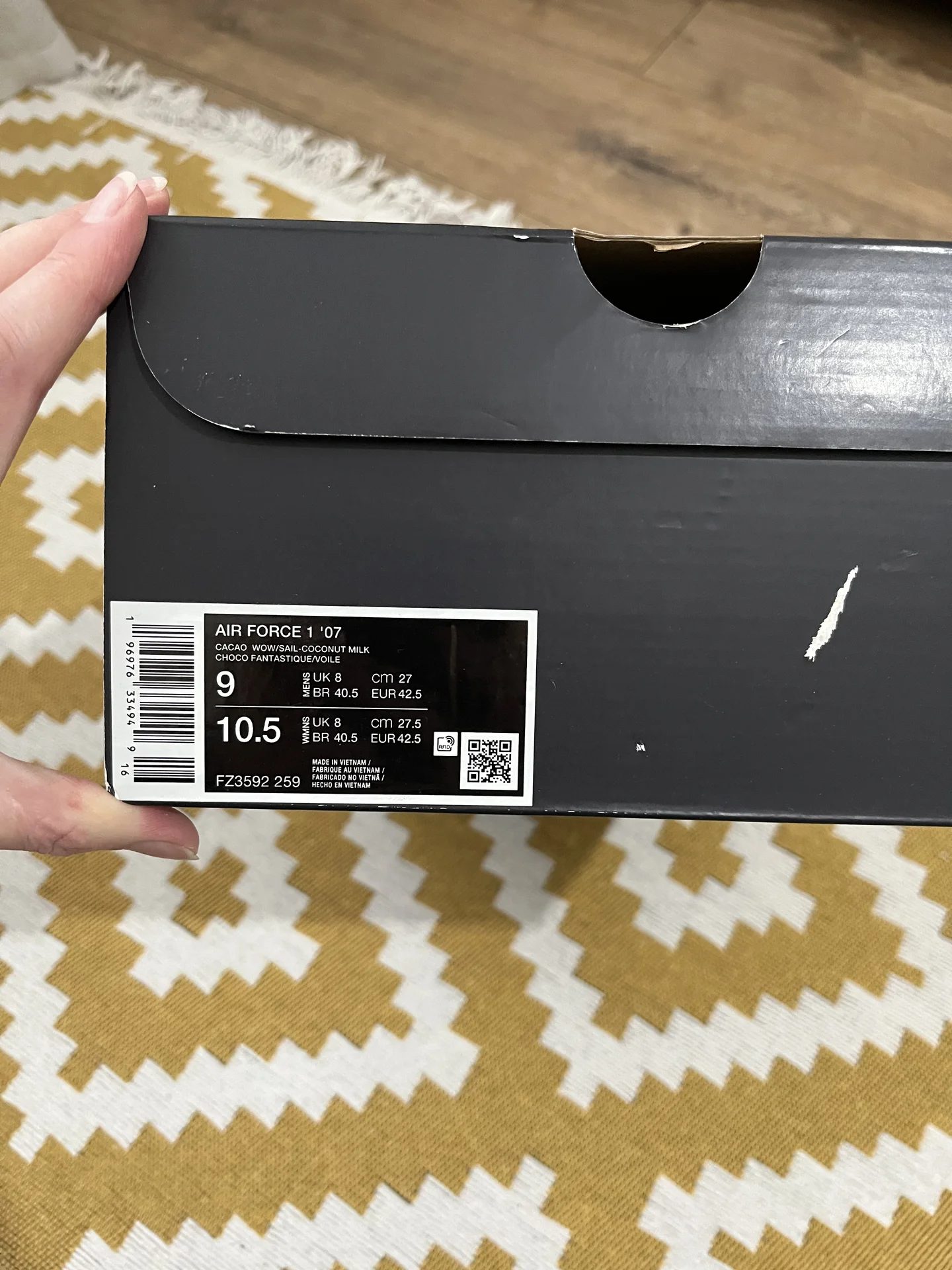 кеды мужские Nike air force 1 - миниатюра 6