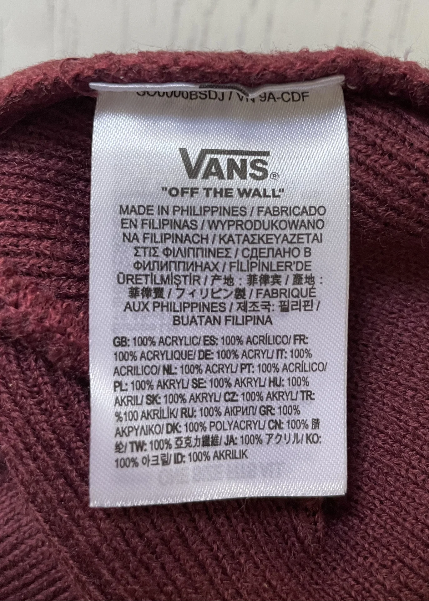 Шапка VANS - миниатюра 2
