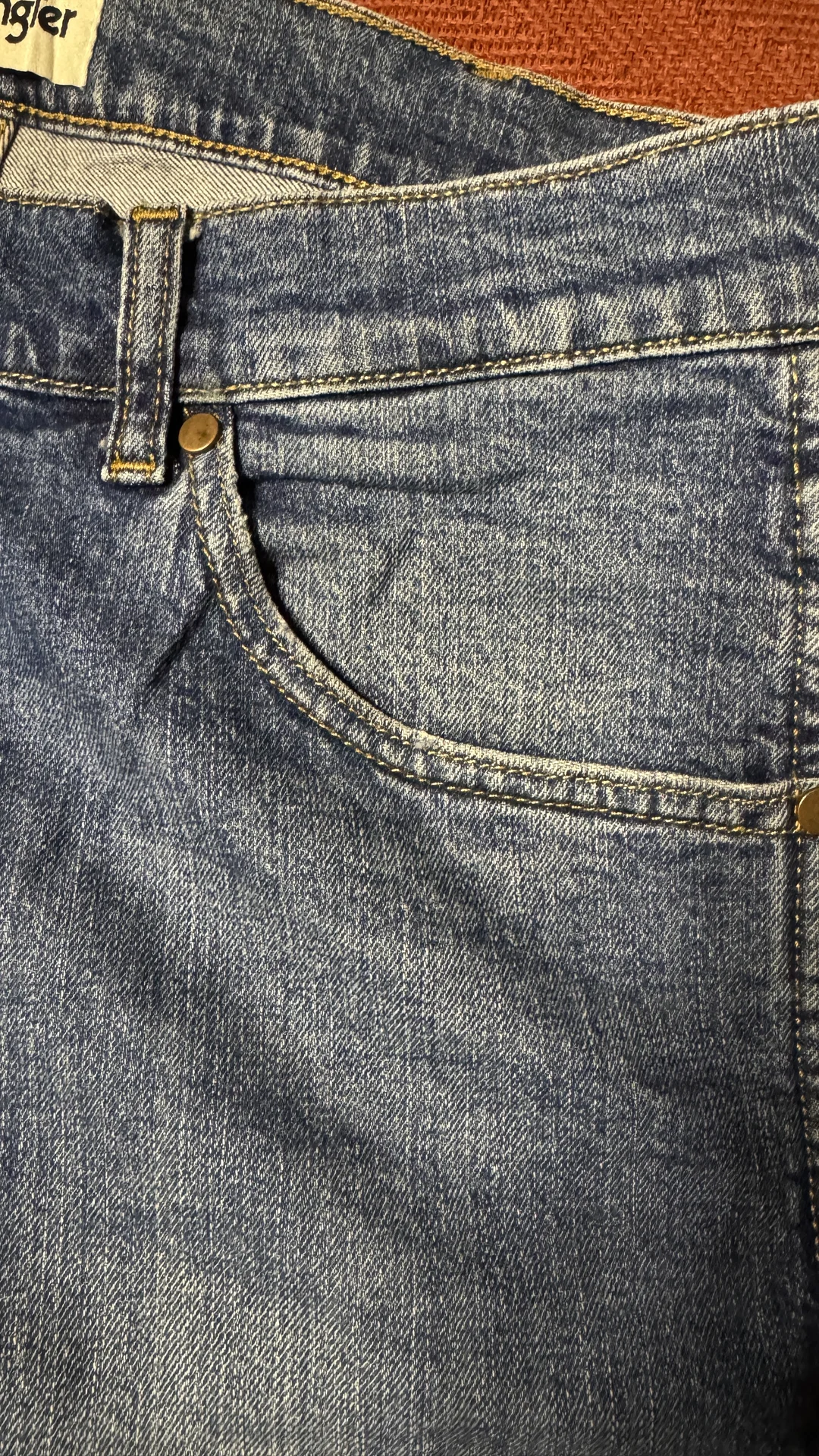 Джинсы мужские wrangler slim tapered 33/30 - миниатюра 3