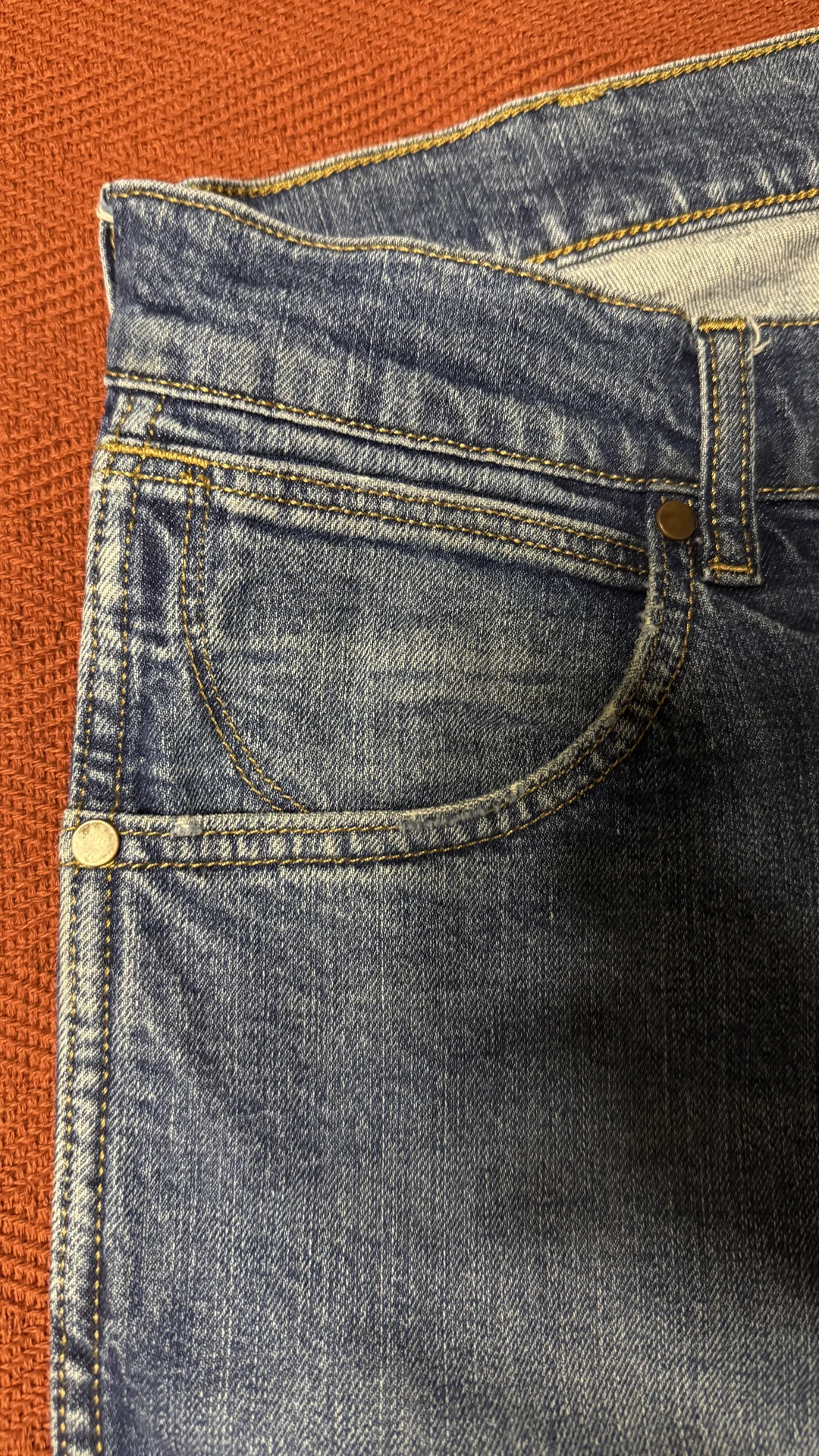 Джинсы мужские wrangler slim tapered 33/30 - миниатюра 4