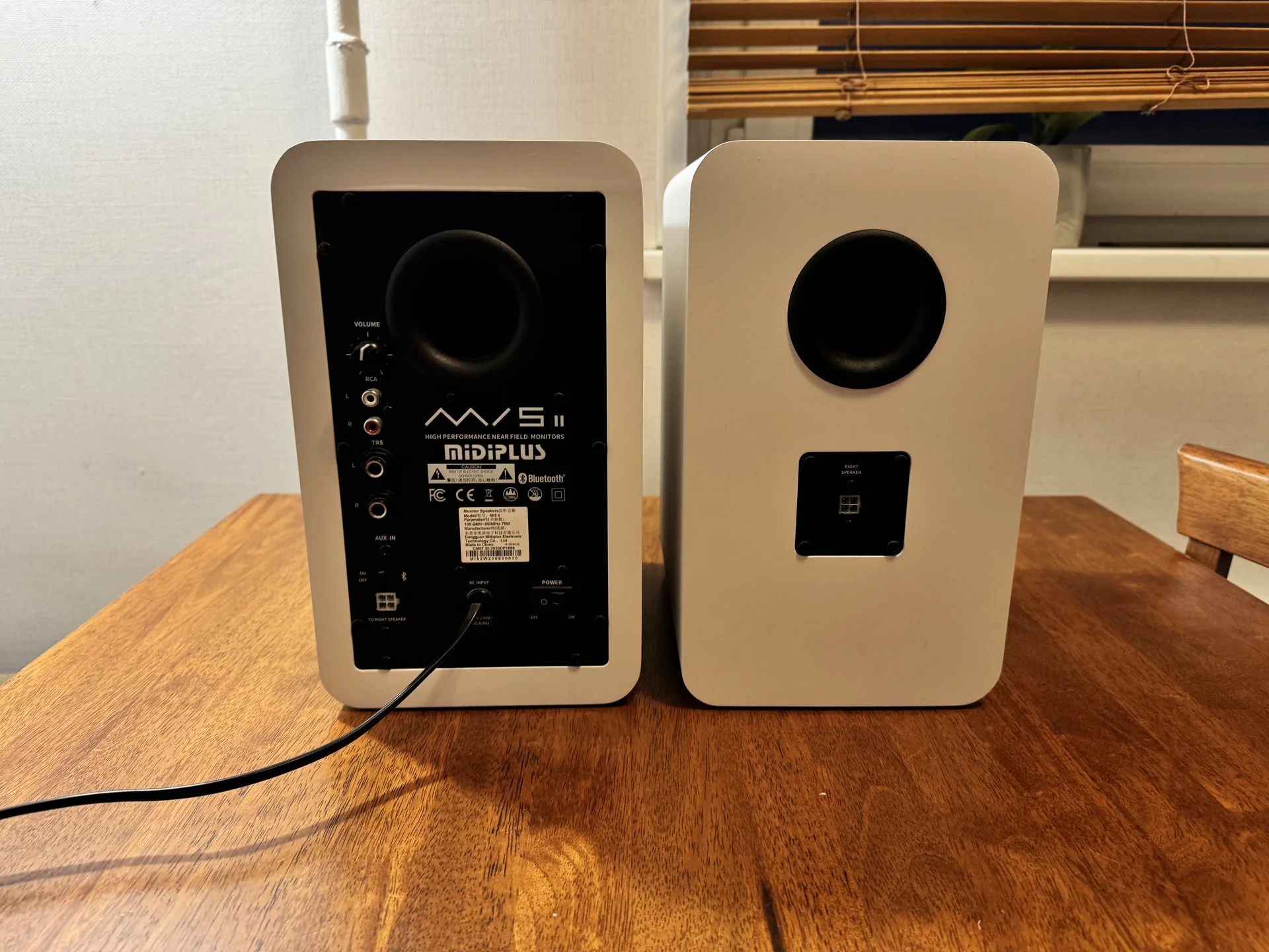 Студийные мониторы Midiplus MI5 II (White), 2 шт - миниатюра 6
