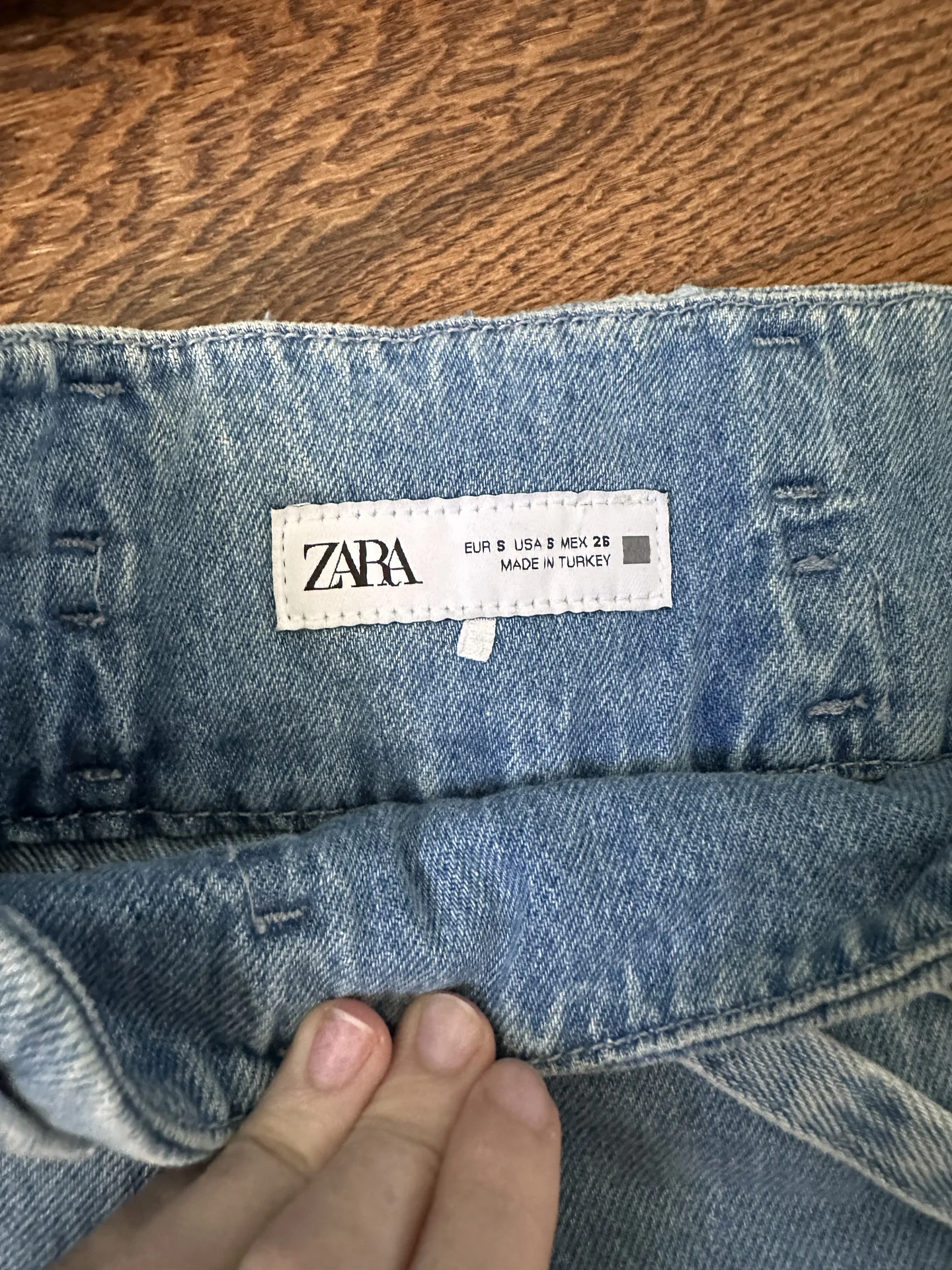 юбка джинсовая zara - миниатюра 2