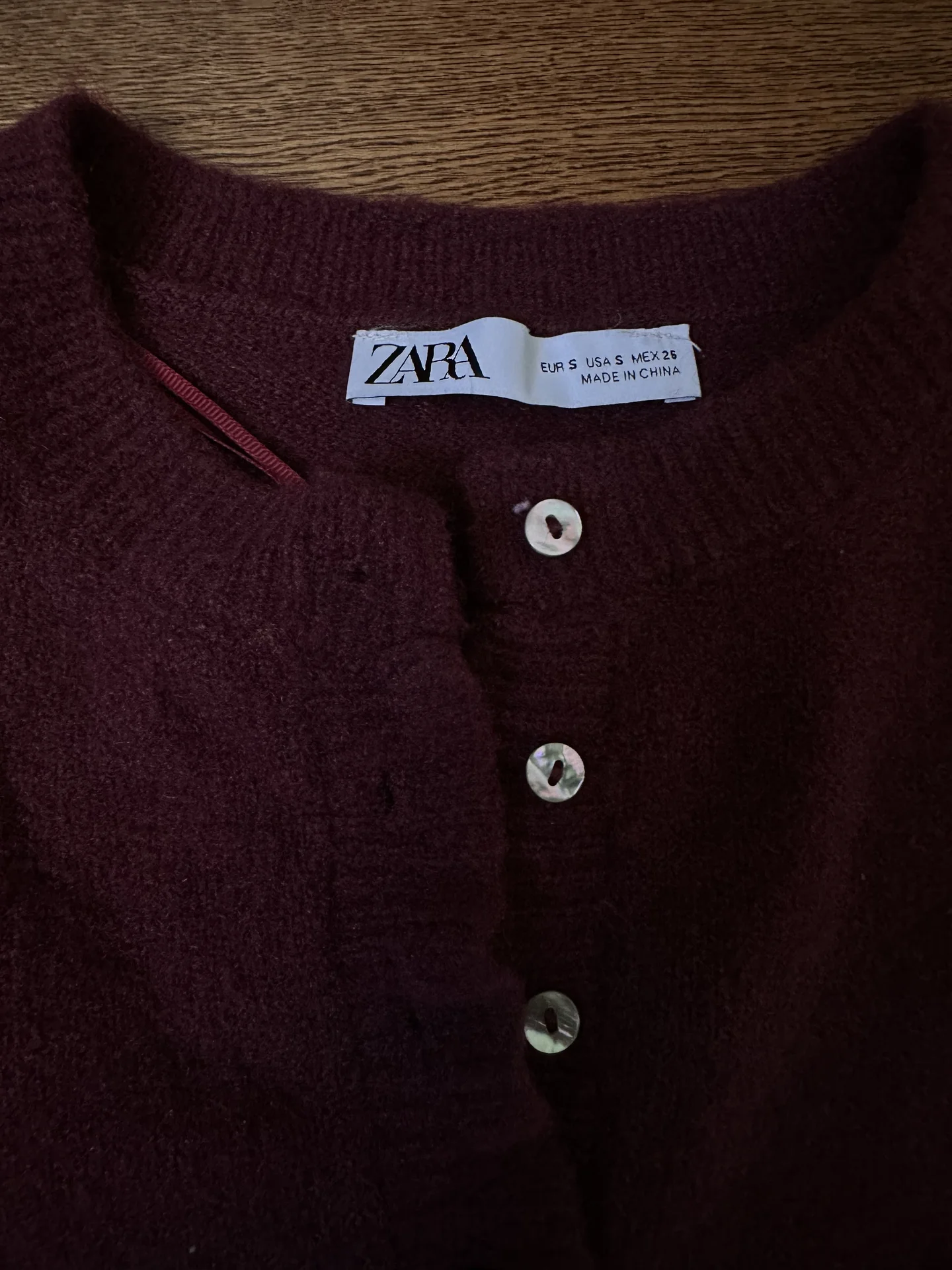 шерстянная кофта zara - миниатюра 2