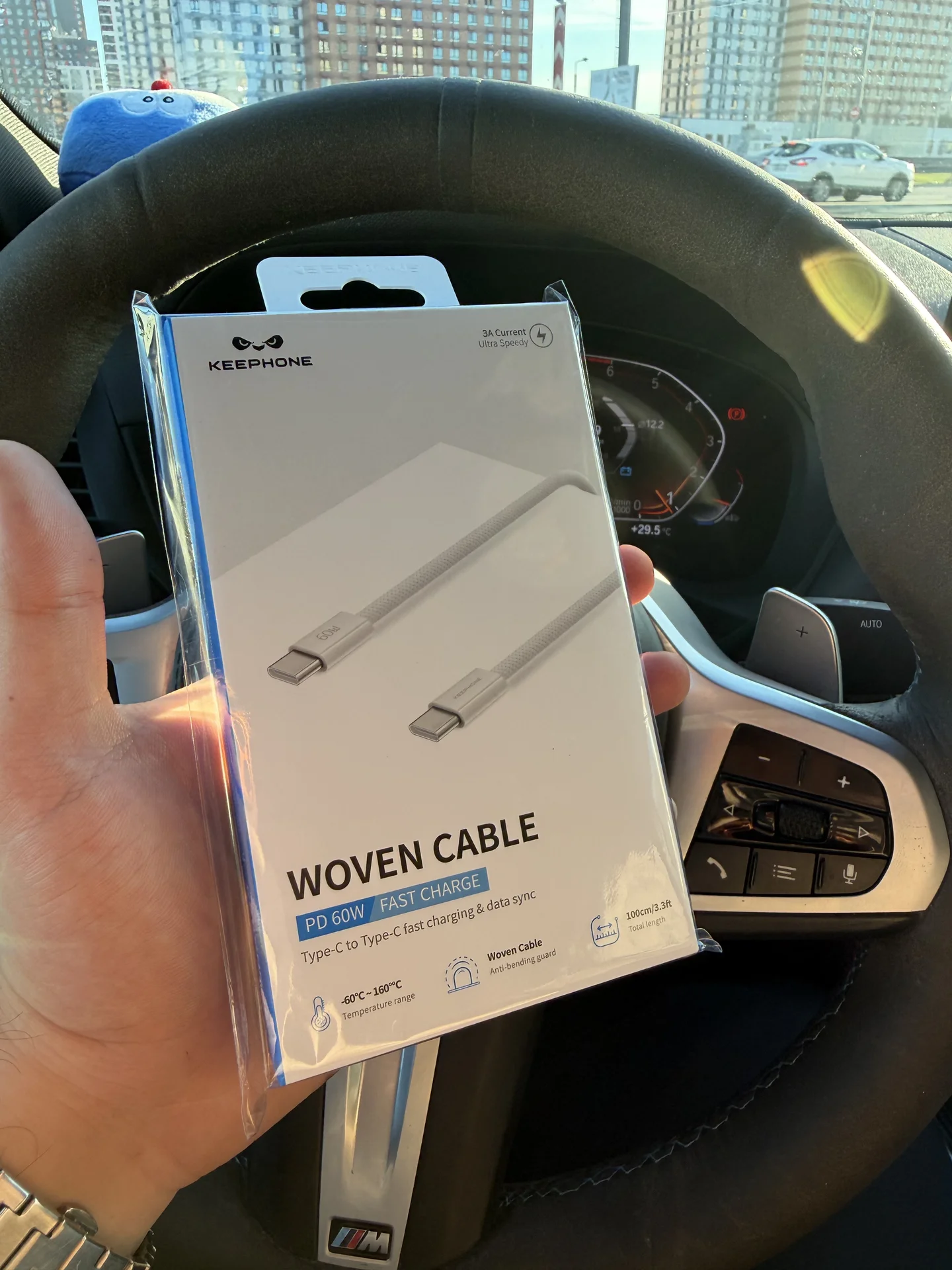 Кабель для зарядки Keephone Woven Cable Type-C