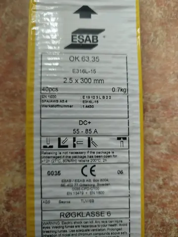 Электроды по нержавейке ESAB