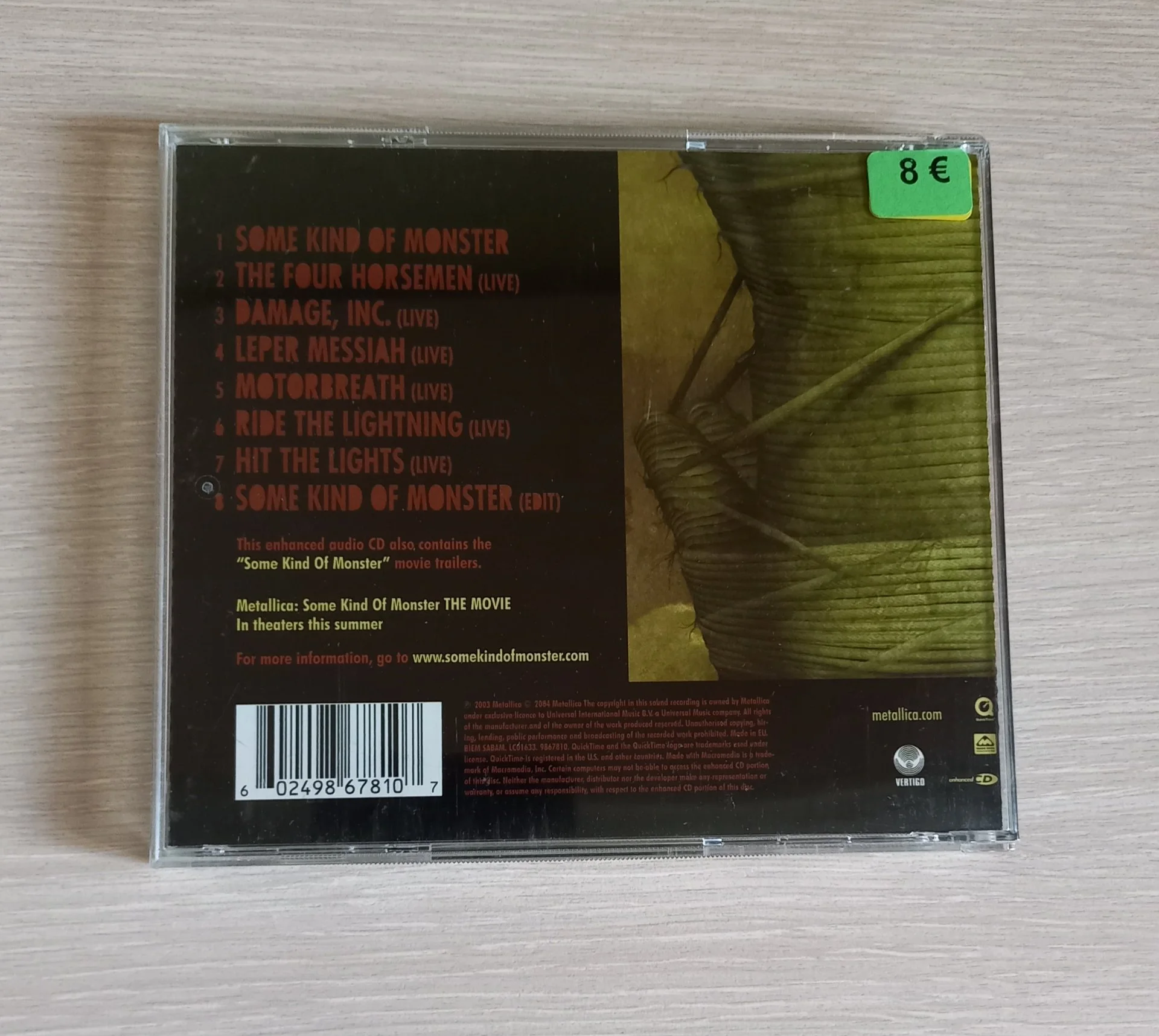 CD Metallica - миниатюра 2