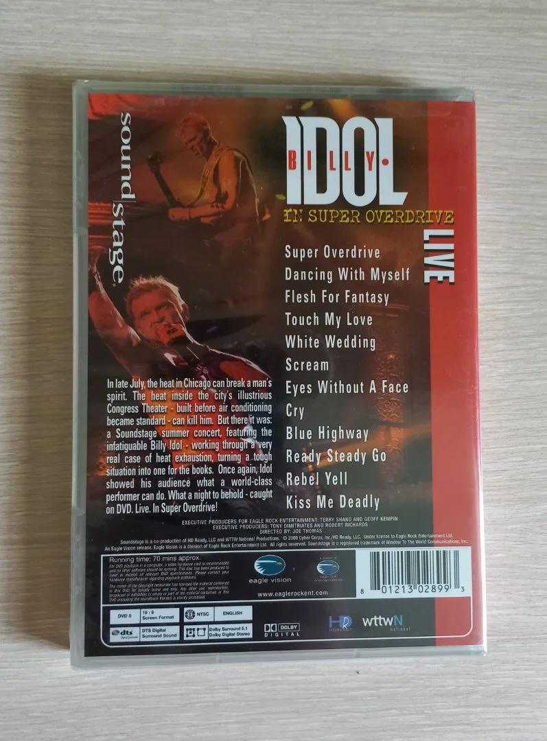 Billy Idol dvd - миниатюра 2