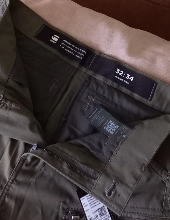 Брюки карго G-star Rovic Zip 3D Regular Tapered - миниатюра 6