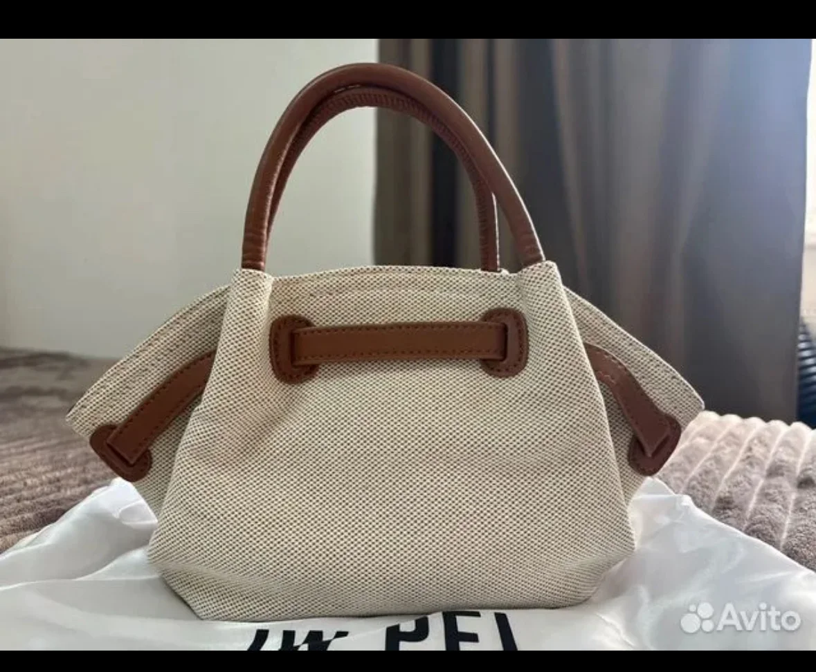 Новая сумка jw pei hana mini tote bag текстиль - миниатюра 2
