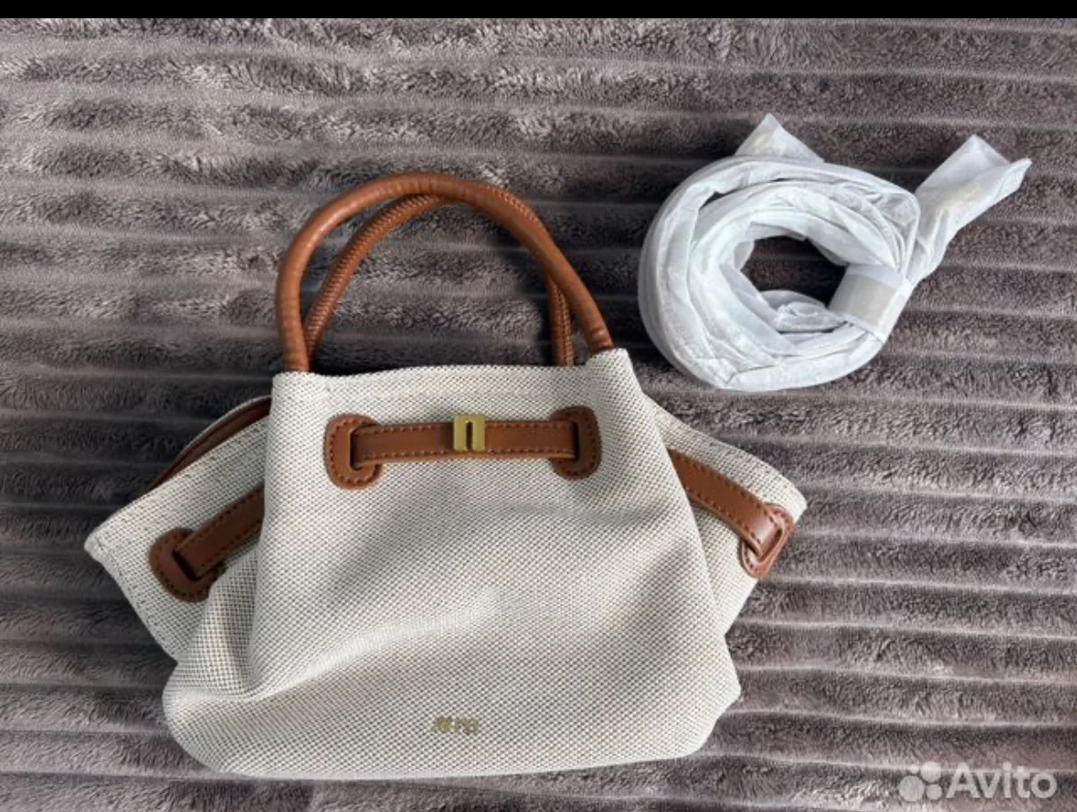 Новая сумка jw pei hana mini tote bag текстиль - миниатюра 6