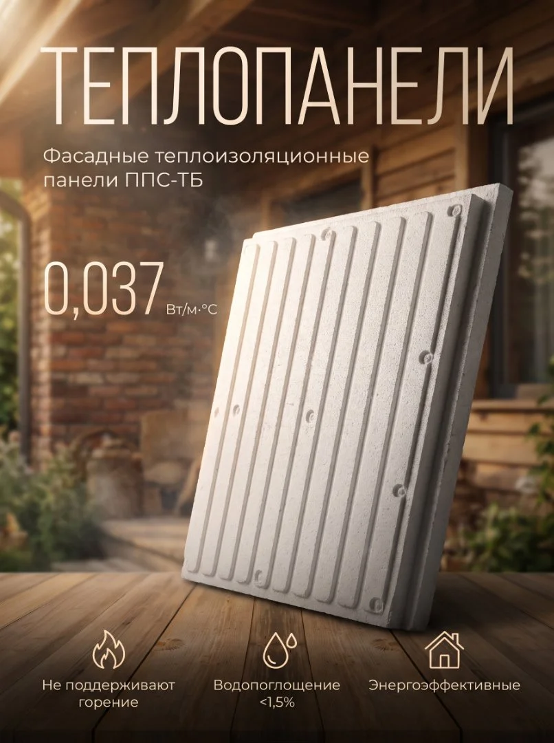 Фасадные плиты ПС-ТБ (Альтернатива Пеноплекс) - изображение 1