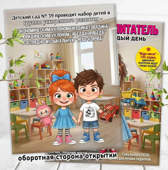 Сладкая открытка для воспитателя - миниатюра 5