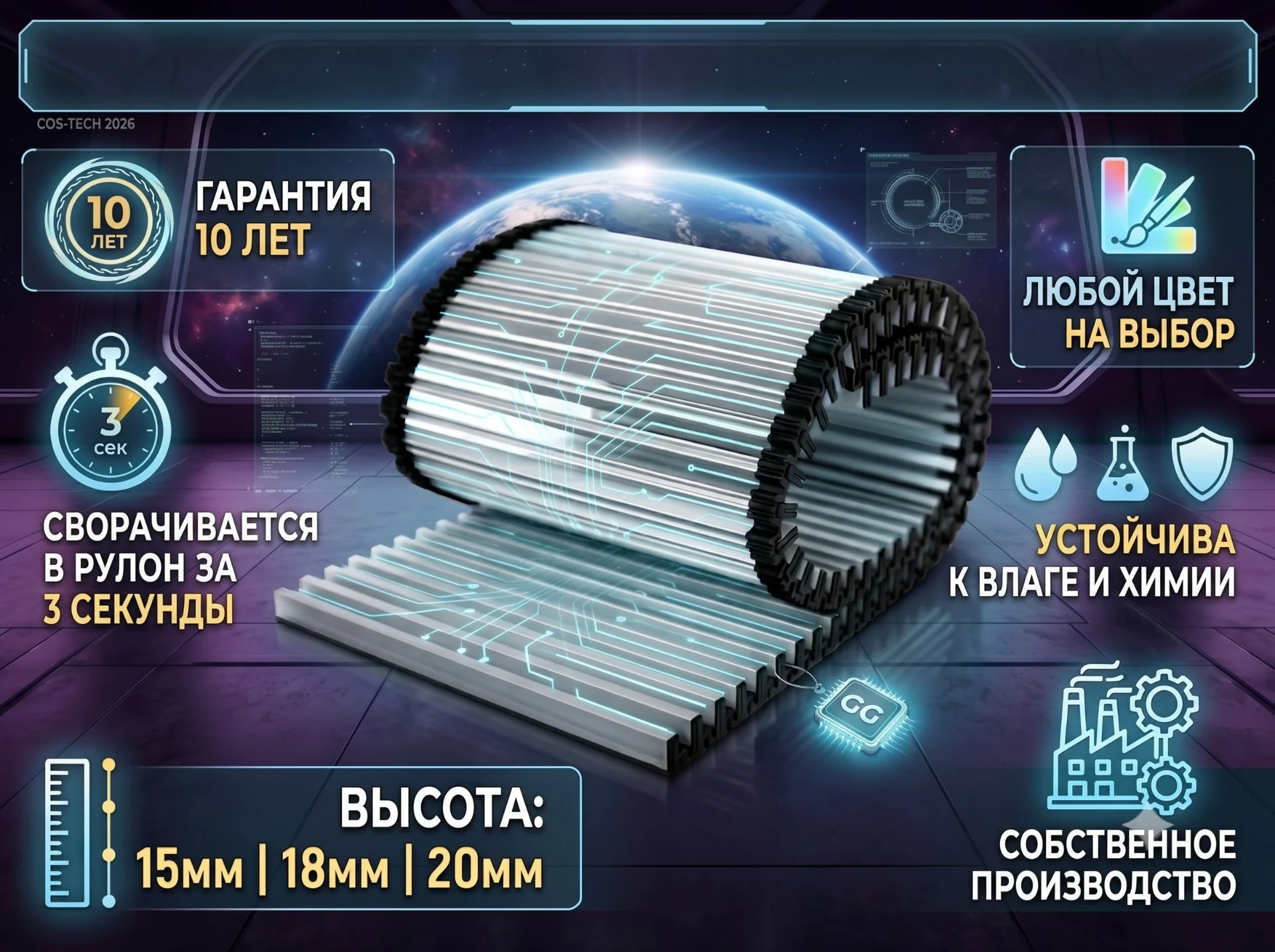 Решетка для внутрипольных конветоров - миниатюра 3