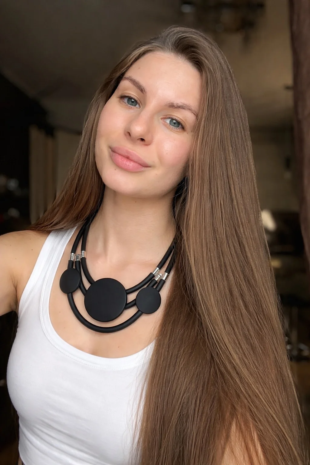 Колье из кожи - изображение 1