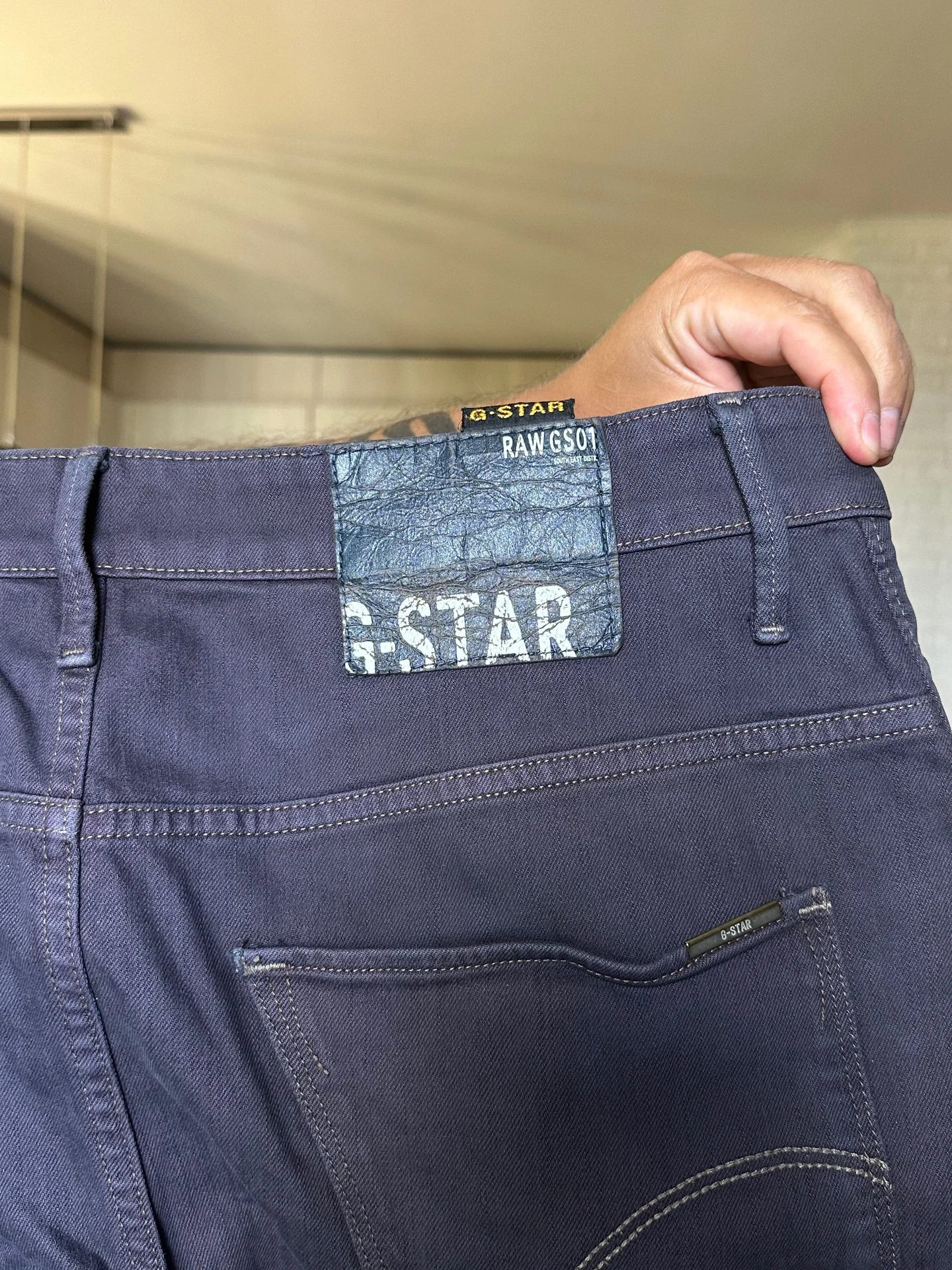 Мужские джинсы G-Star RAW GS01 редкий цвет - миниатюра 3
