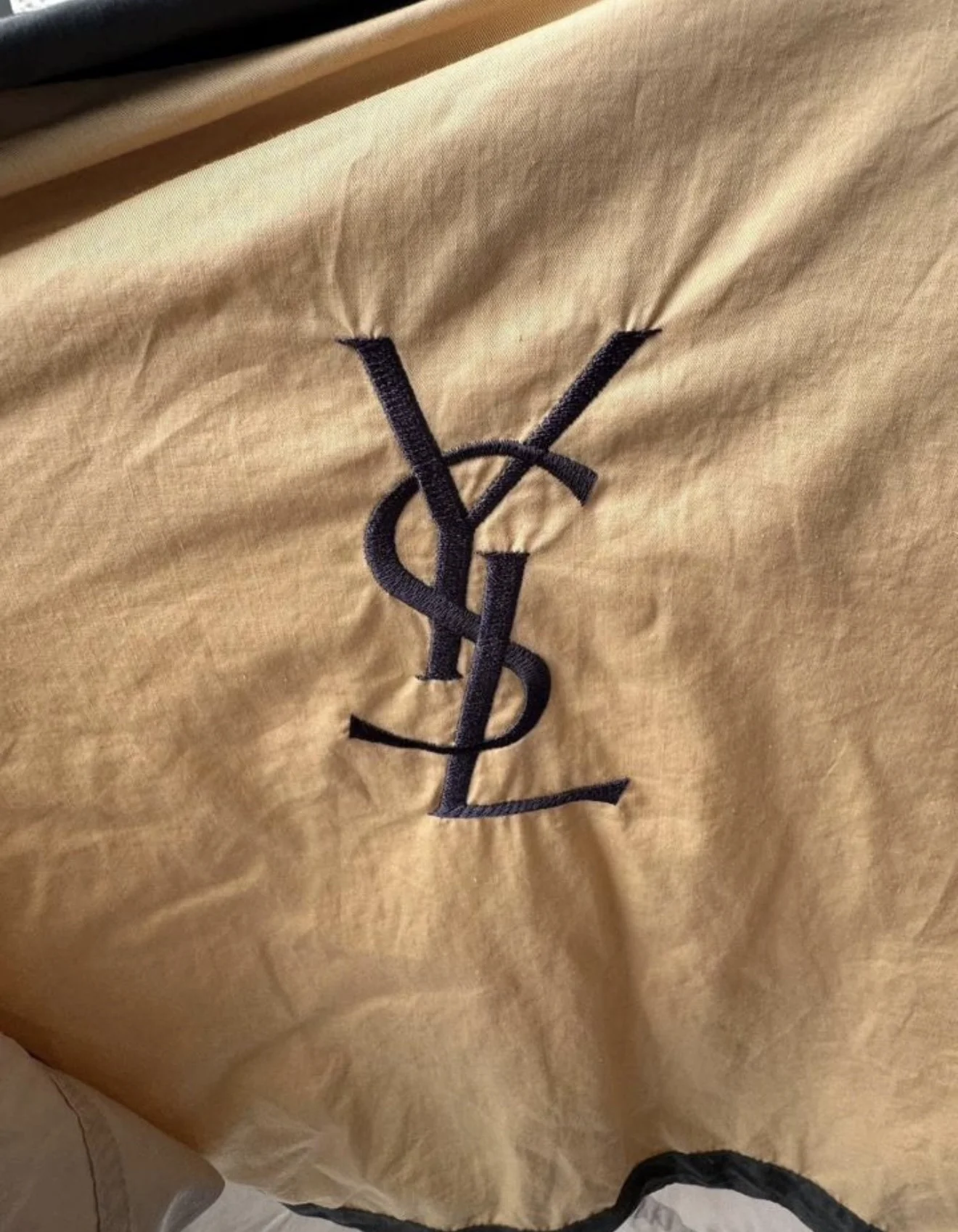 Винтажная куртка ветровка ysl - миниатюра 3