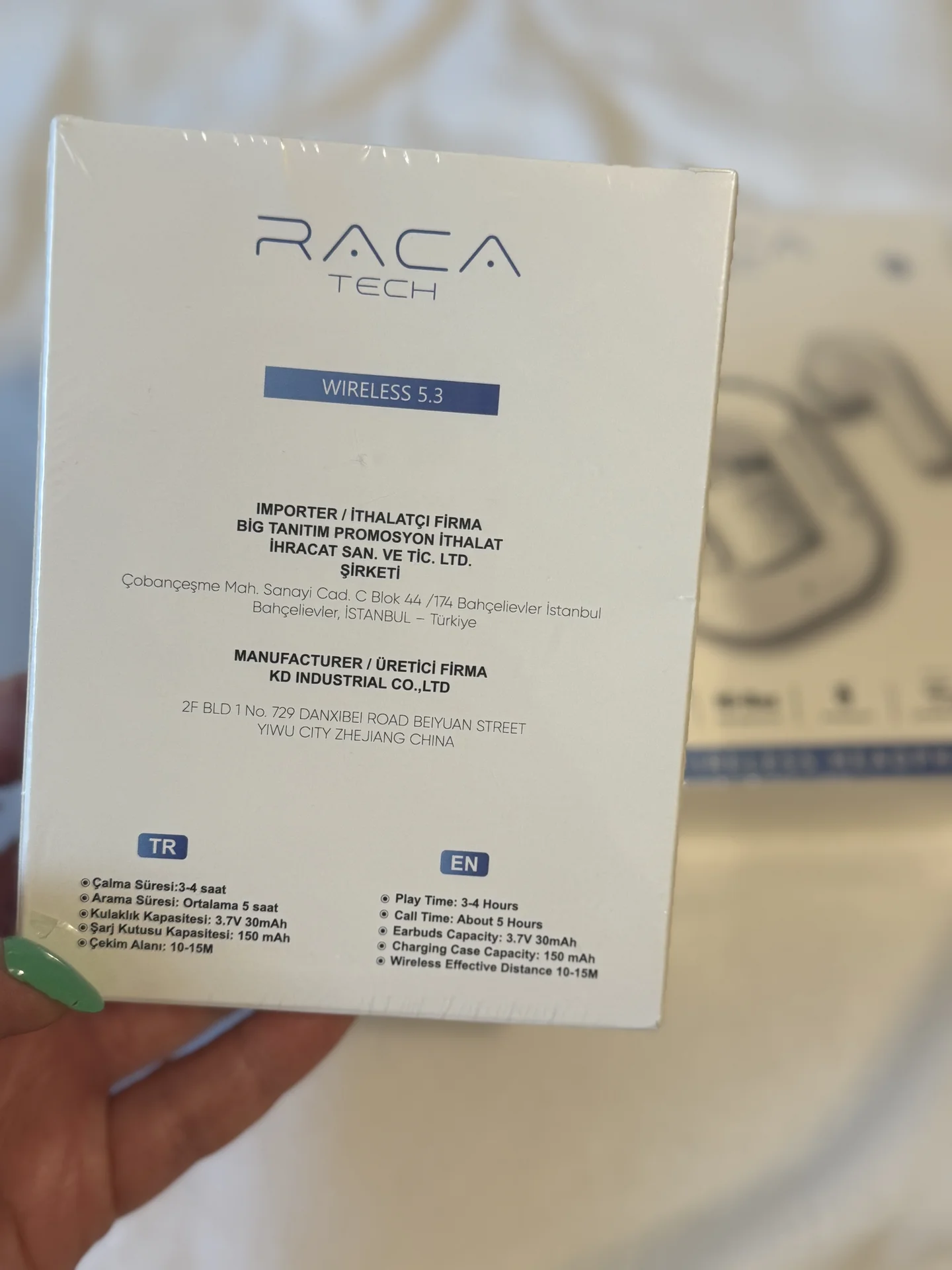 Беспроводные наушники Raca tech, новые - миниатюра 3