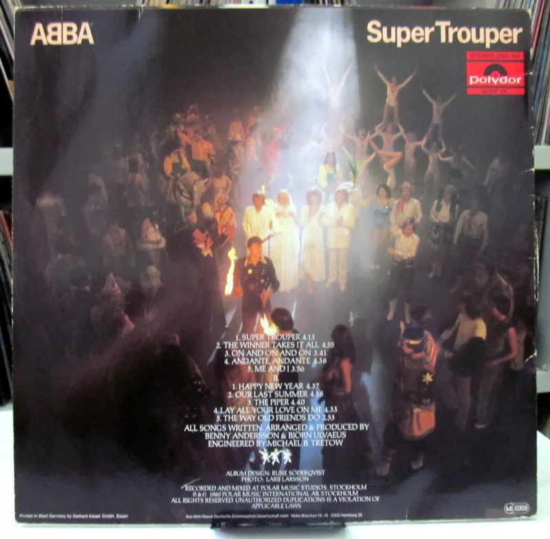 Abba Super Trouper 1982 Germany - миниатюра 2