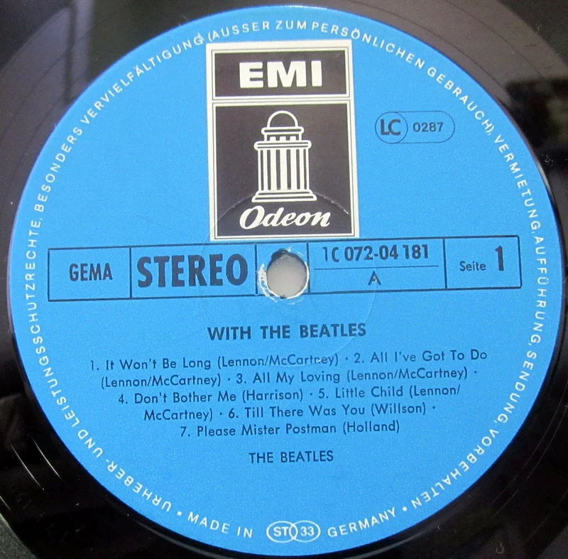 Beatles, The	With The Beatles	1963(Re 1981)	Odeon		Germany - миниатюра 3