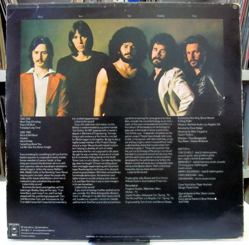 Boston 1976(1st press) Holland - миниатюра 2
