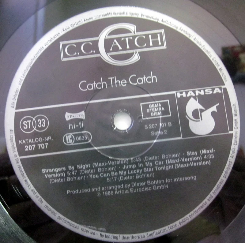 C.C. Catch	Catch The Catch	1986	Hansa		Germany - миниатюра 3