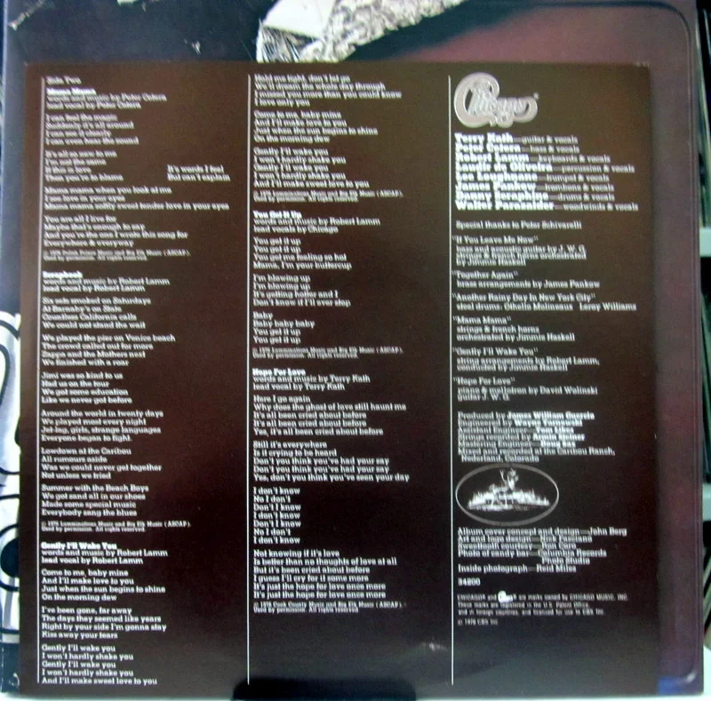 Chicago Chicago X 1976(1st press) US - миниатюра 4