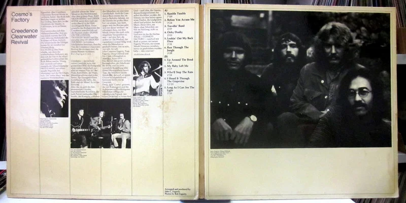 Creedence Clearwater Revival Cosmo's Factory(lam) 1970(original) Germany - миниатюра 3