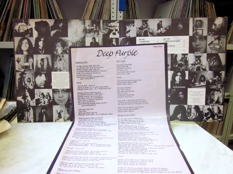 Deep Purple Machine Head 1972(original) Purple Rec UK - миниатюра 5