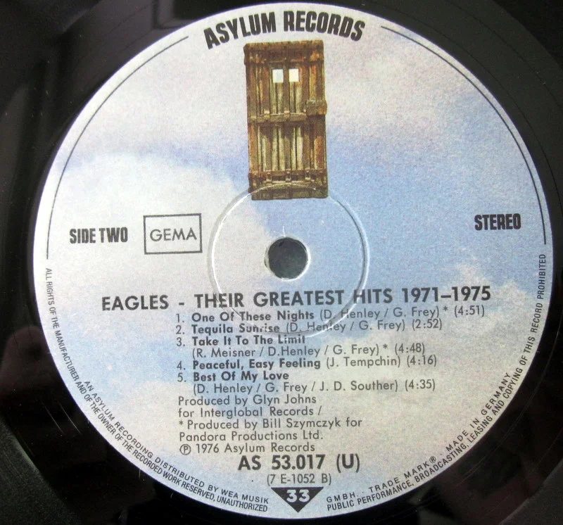 Eagles Their Greatest Hits 1971-1975 1976 Germany - миниатюра 3