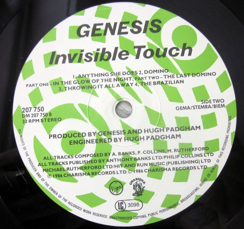 Genesis Invisible Touch 1986 Germany - миниатюра 5