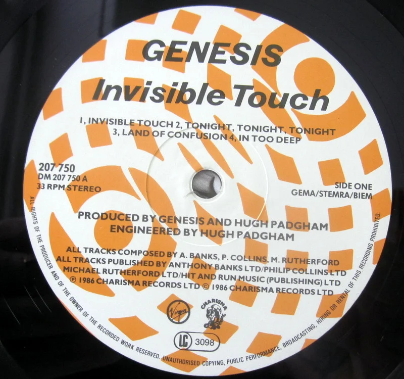 Genesis Invisible Touch 1986 Germany - миниатюра 6