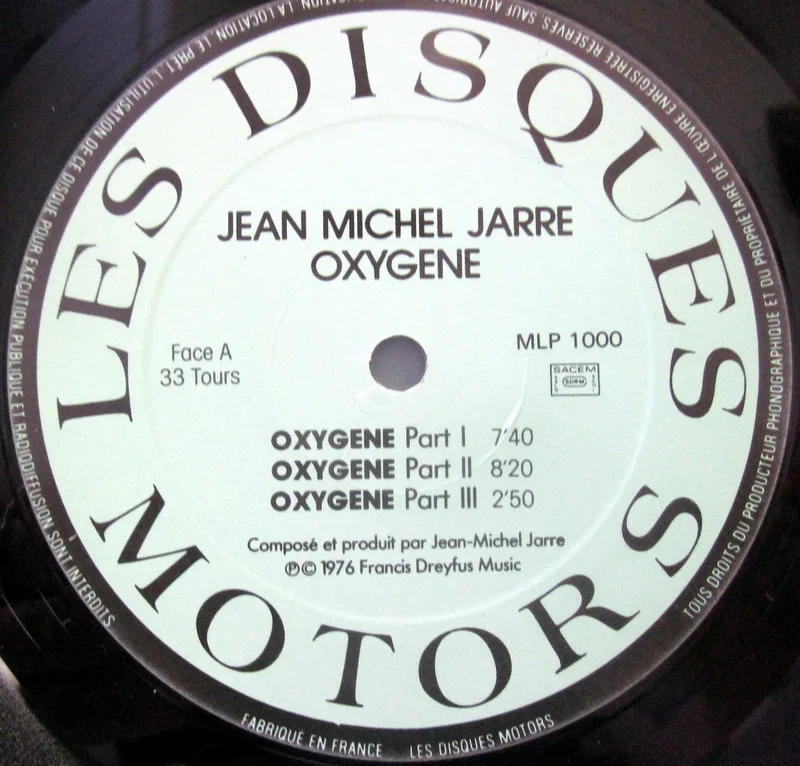 Jarre, Jean-Michel Oxygene 1976(Re 1987) France - миниатюра 3