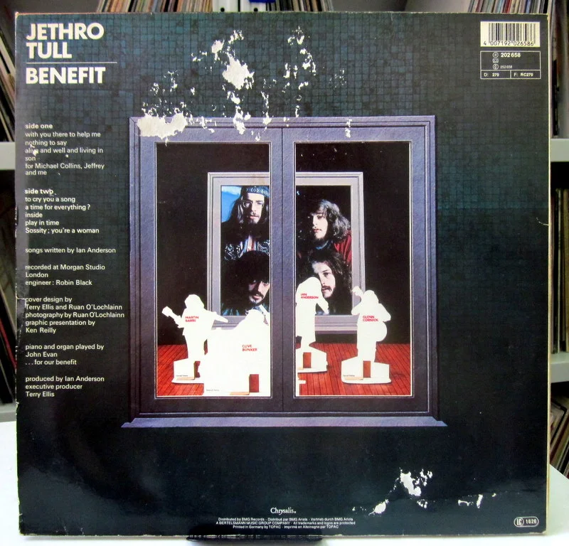 Jethro Tull	Benefit	1970(Re 1986)	Germany - миниатюра 2