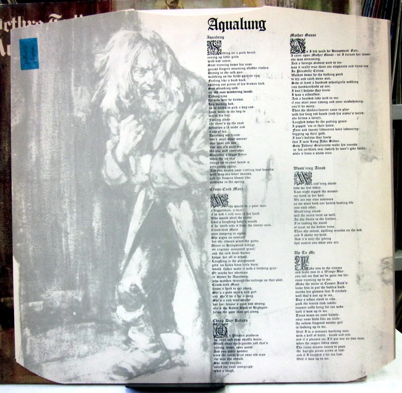 Jethro Tull	Aqualung(texture cover)	1971	Germany - миниатюра 4